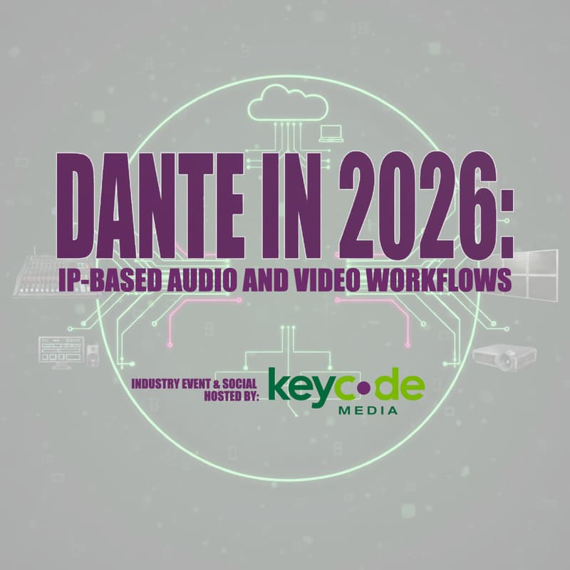 Cover Image for Dante In 2026 | IP-Based Audio and Video Workflows