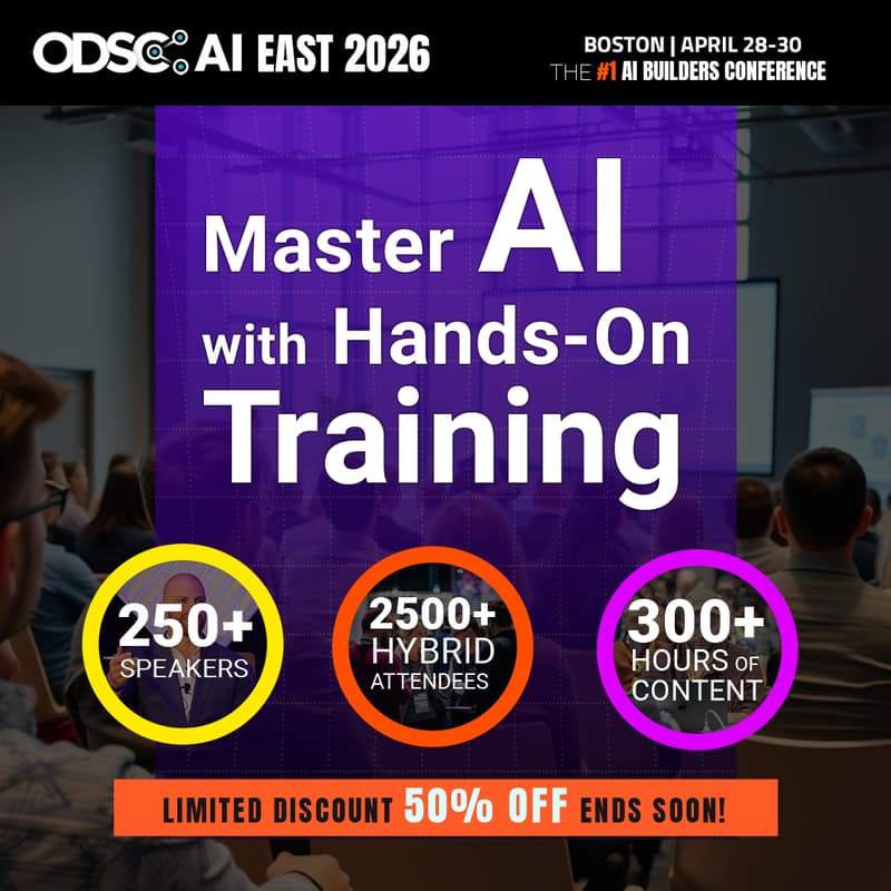 Cover Image for ODSC AI East 2026 | The #1 AI Builders Conference