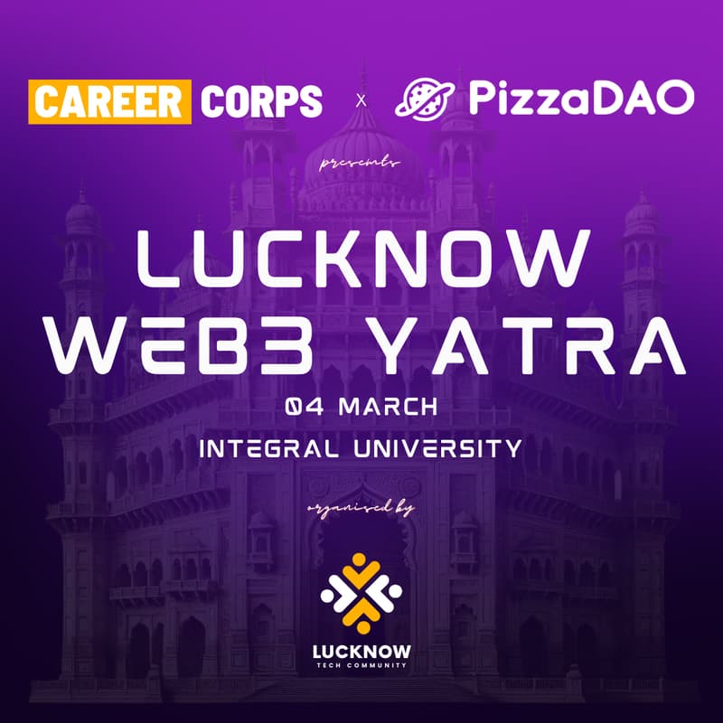 Cover Image for Lucknow Web3 Yatra - Integral University