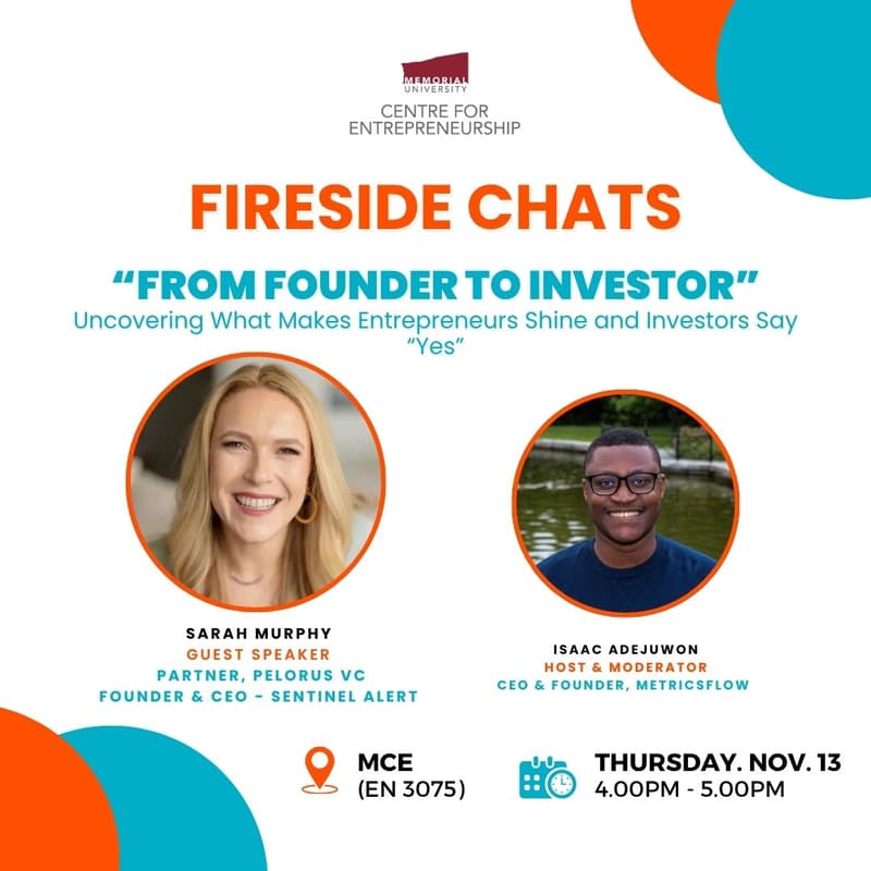 Cover Image for Fireside Chat: From Founder to Investor with Sarah Murphy.