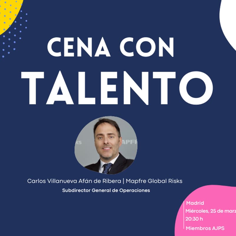 Cover Image for Cena de Talento AJPS MADRID · Marzo 2026