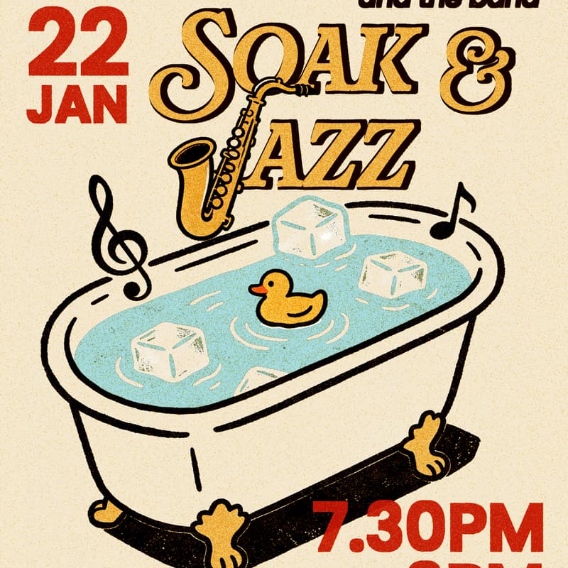 Cover Image for Soak 'n' Jazz