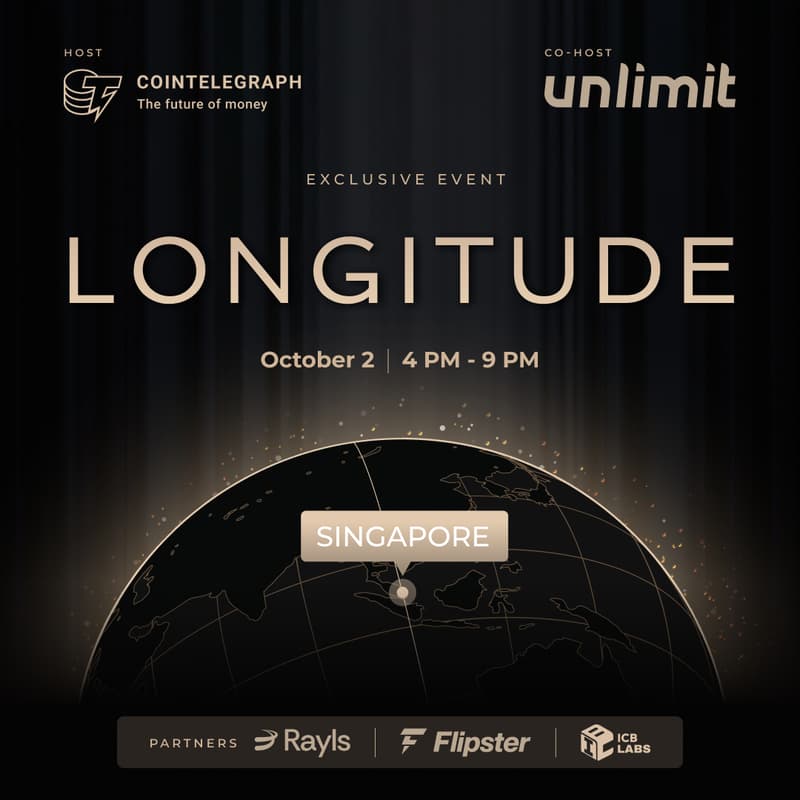 Cover Image for LONGITUDE by Cointelegraph x Unlimit, 6th edition