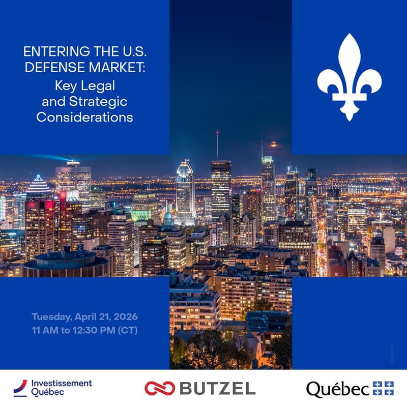 Cover Image for Entering the U.S. Defense Market: Key Legal and Strategic Considerations