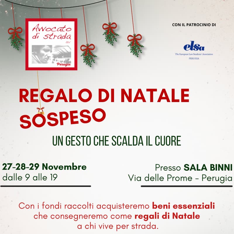 Cover Image for Regalo di Natale sospeso - Raccolta fondi per persone senza dimora