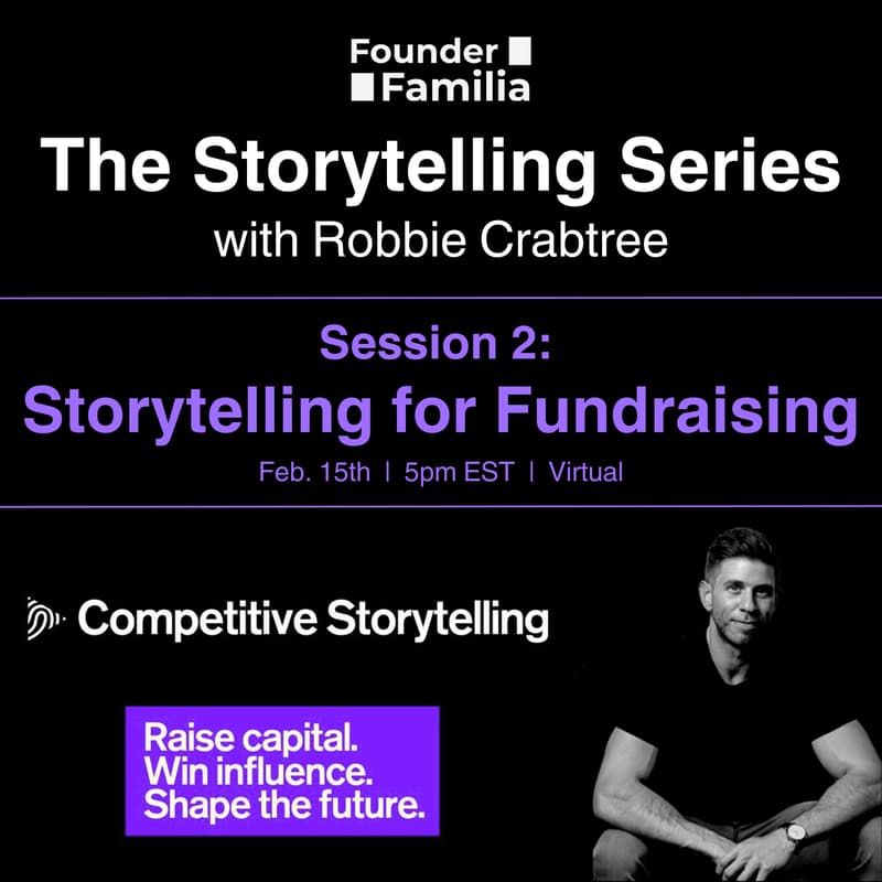 Cover Image for Storytelling Series with Robbie Crabtree | Session 2: Storytelling for Fundraising