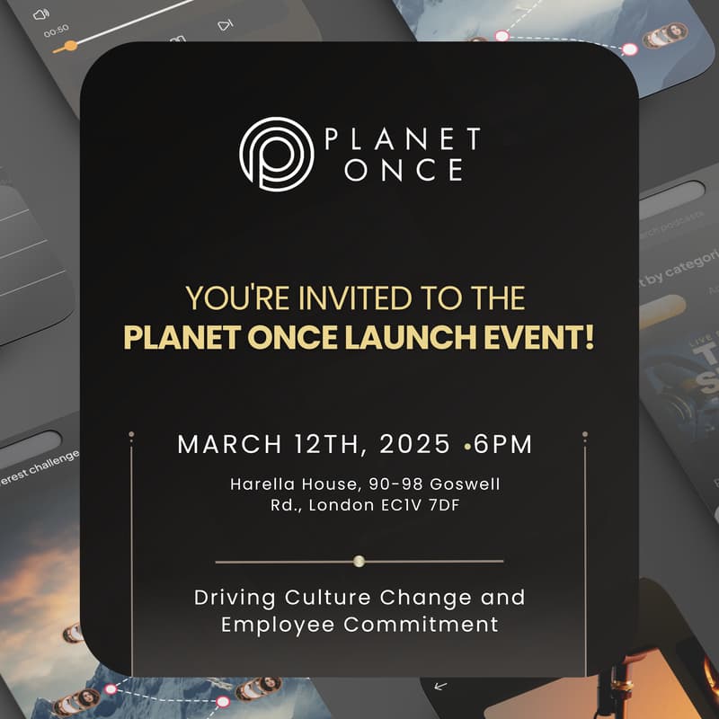 Cover Image for Planet Once Launch Event