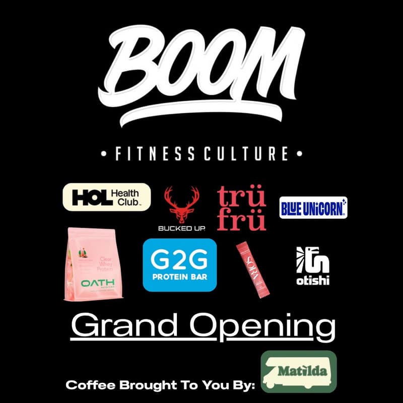 Cover Image for Boom Fitness Grand Opening