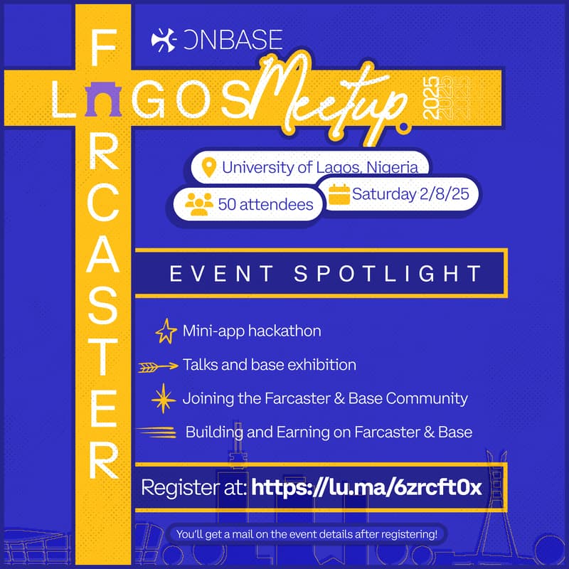 Cover Image for Onbase: Farcaster Lagos Meetup π³π¬