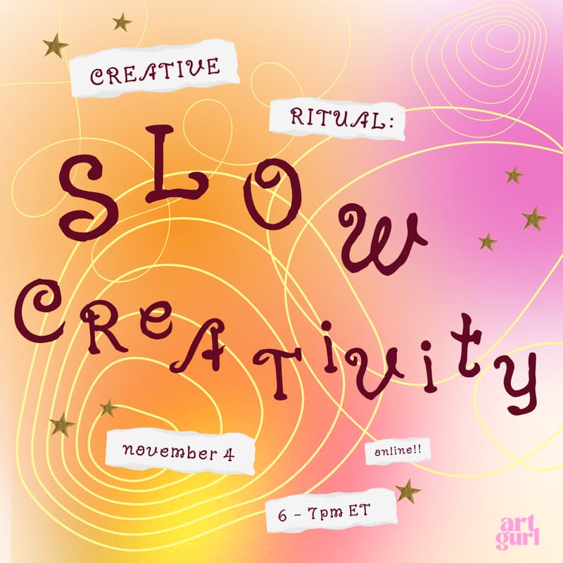 Cover Image for creative ritual: slow creativity