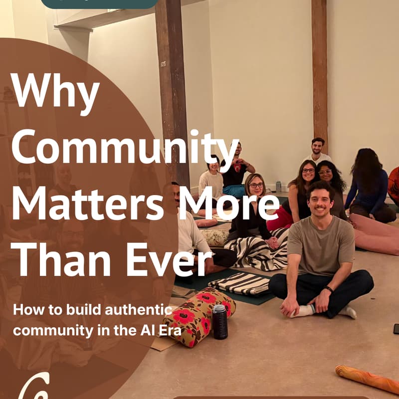 Cover Image for Why Community Matters More Than Ever in the AI Era