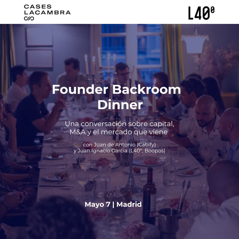 Cover Image for Madrid Founder Backroom (cena privada)