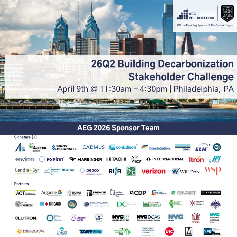 Cover Image for AEG Philadelphia 26Q2 Stakeholder Challenge: Building Decarbonization