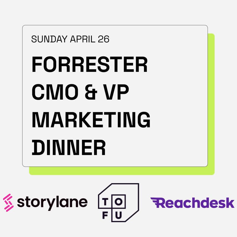 Cover Image for Forrester Marketing Executives Dinner (Invite Only)