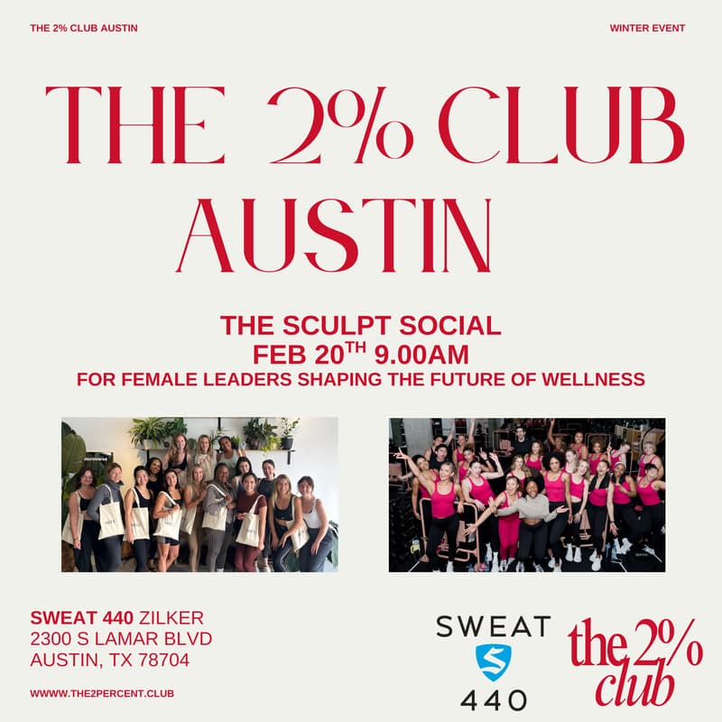 Cover Image for The 2% Club x Sweat 440: The Sculpt Social - Austin