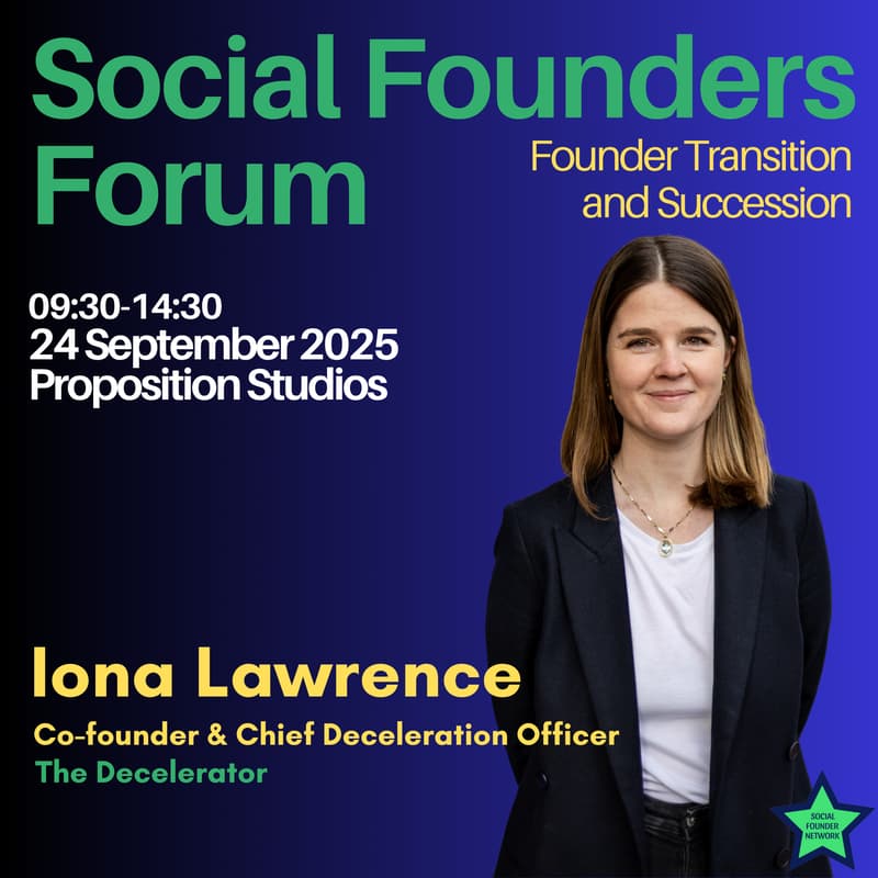 Cover Image for Social Founders Forum | Founder Transition & Succession