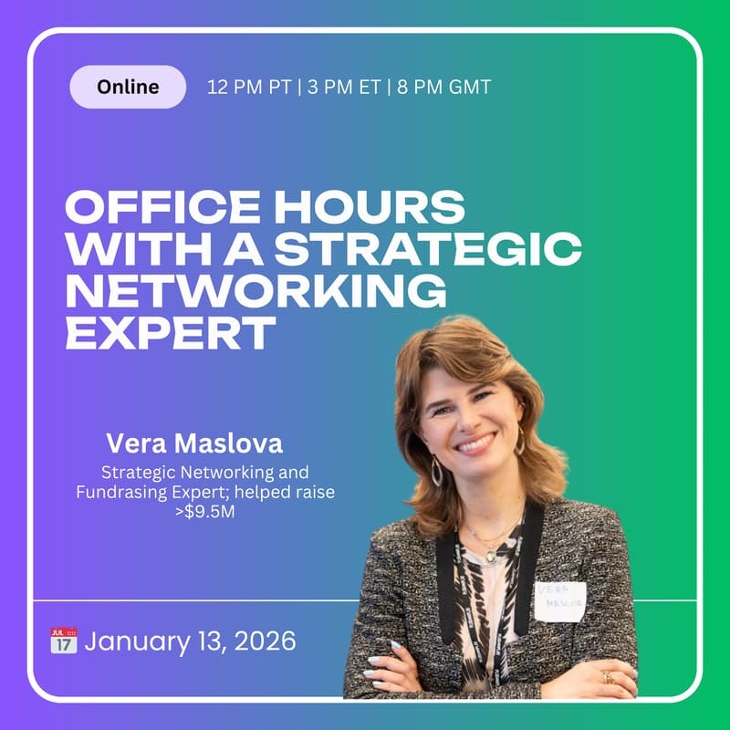 Cover Image for Office Hours with a Strategic Networking Expert