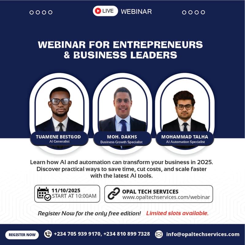 Cover Image for AI for Business Growth Webinar