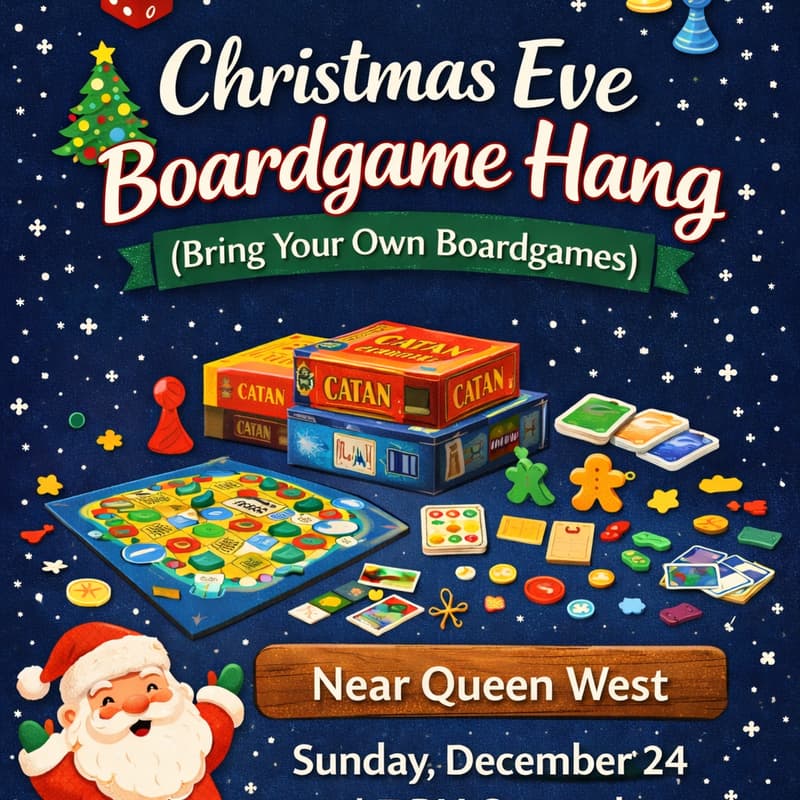Cover Image for Christmas Eve Boardgame Night - Queen West