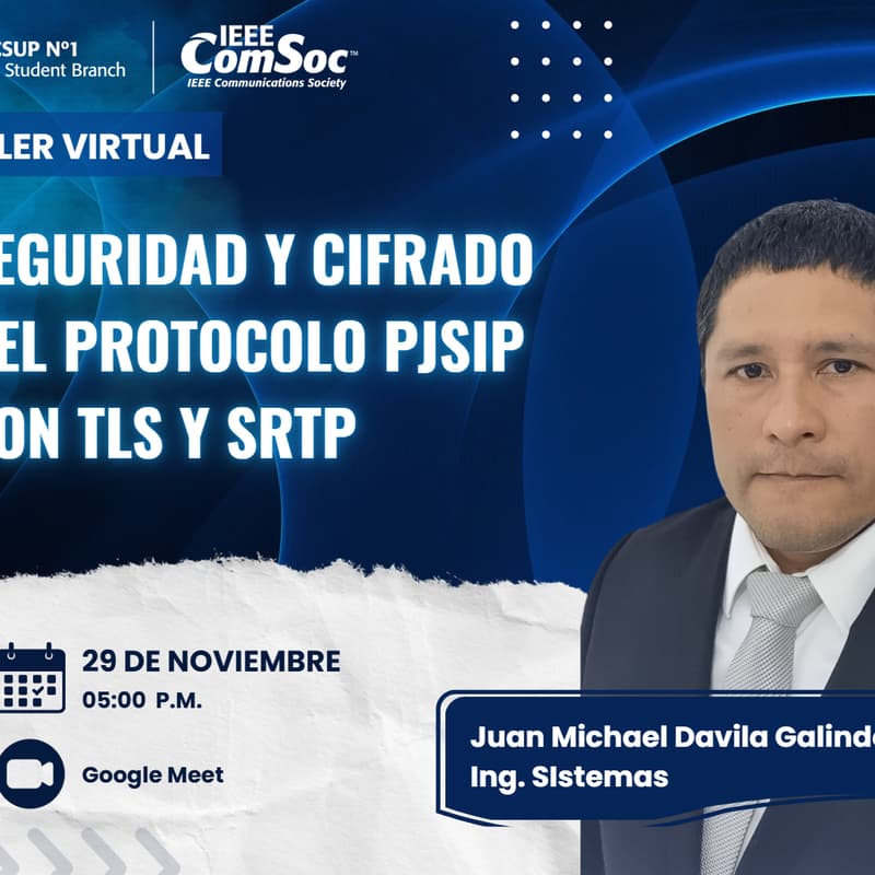Cover Image for Seguridad y cifrado del protocolo PJSIP con TLS y SRTP