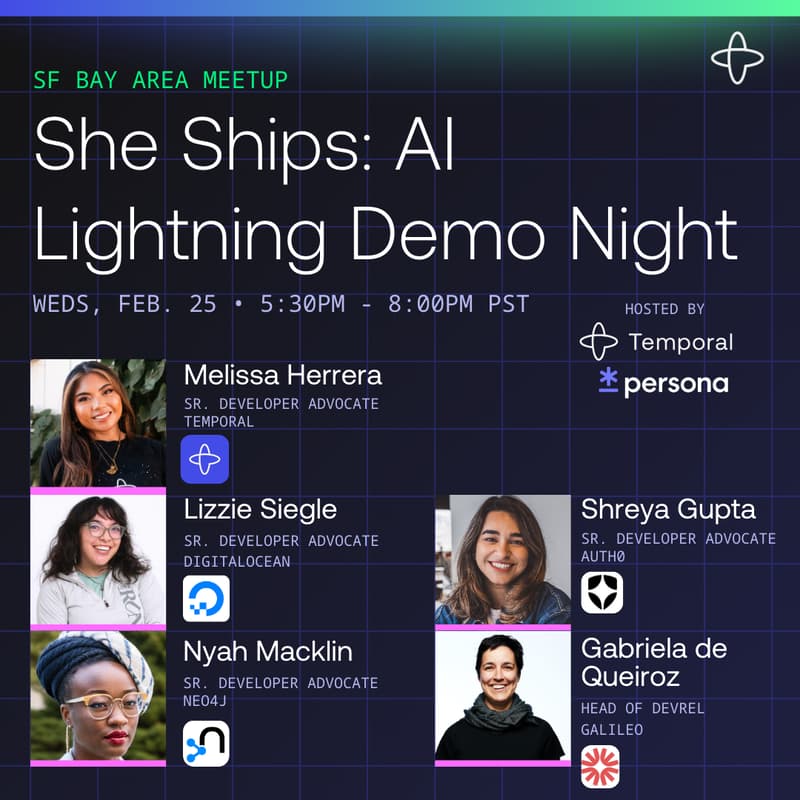 Cover Image for She Ships: AI Lightning Demo Night