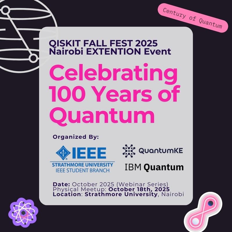 Cover Image for QISKIT FALL FEST Nairobi EXTENTION Event 2025