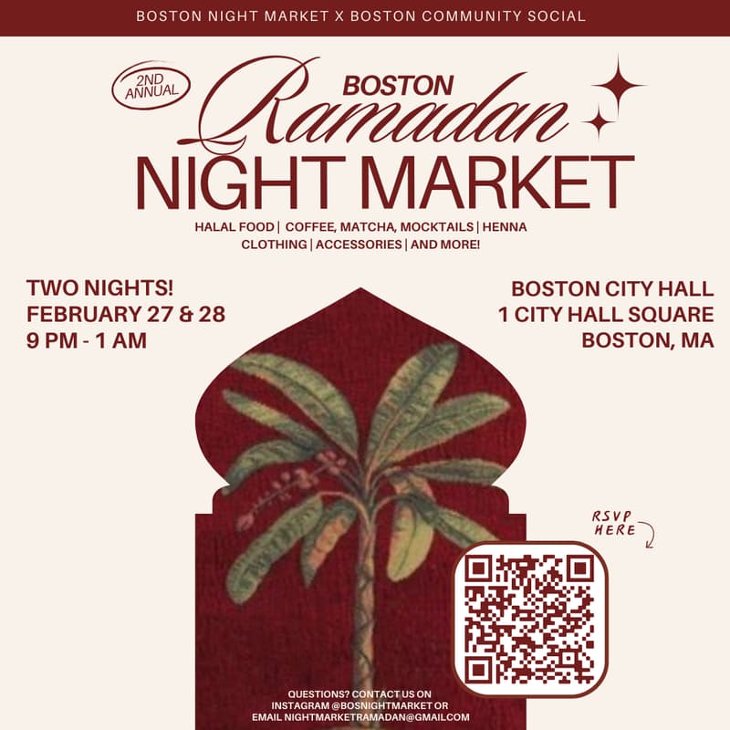Cover Image for Boston Ramadan Night Market 🌙  (NIGHT 1)
