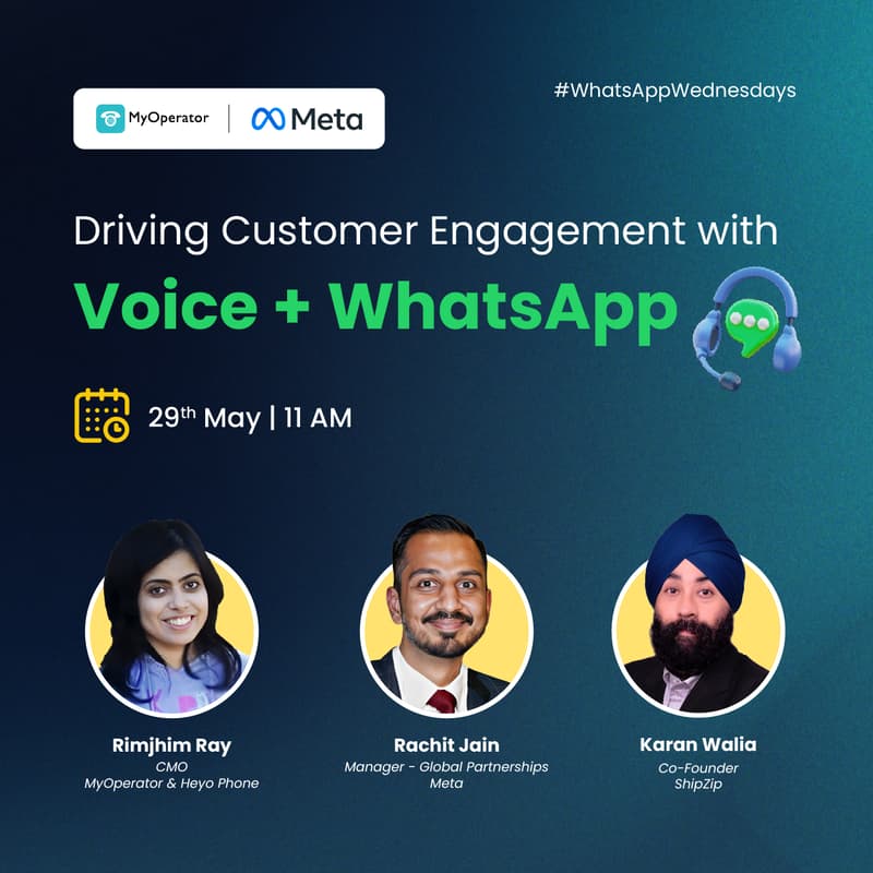 Cover Image for WhatsApp Wednesdays: Driving Customer Engagement with Voice + WhatsApp