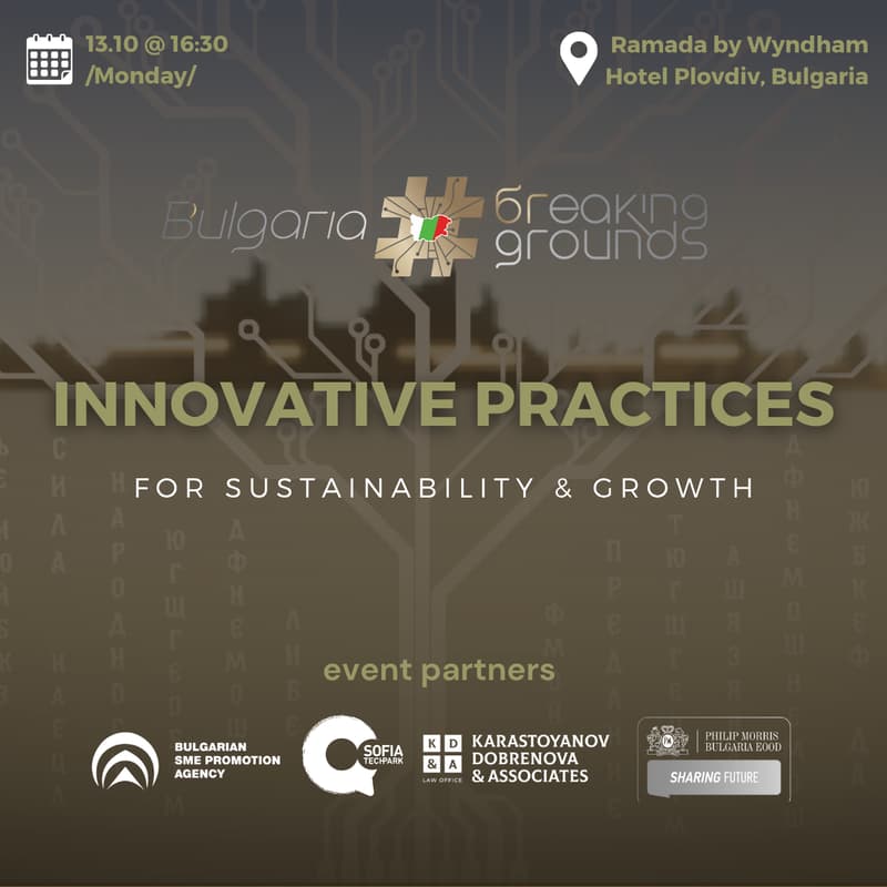 Cover Image for The Entrepreneur's Journey vol. 2: #BreakingGrounds Roadshow in Bulgaria (Plovdiv)