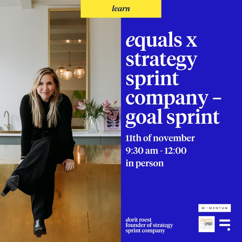 Cover Image for Equals x Strategy Sprint Company – Goal Sprint