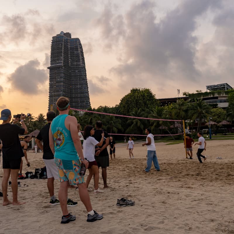 Cover Image for Sunset Volleyball + Social