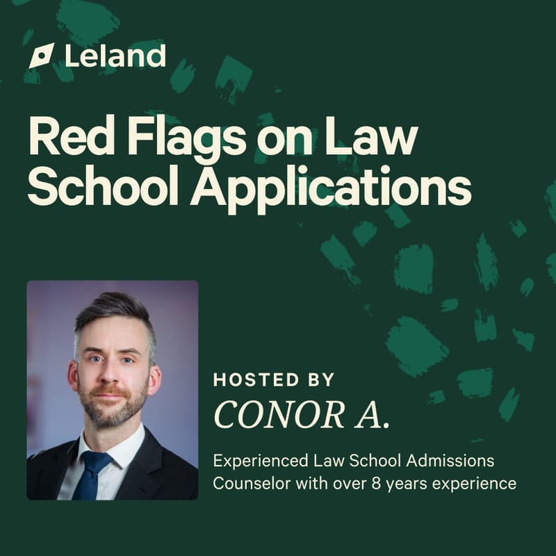 Cover Image for Red Flags on Law School Applications