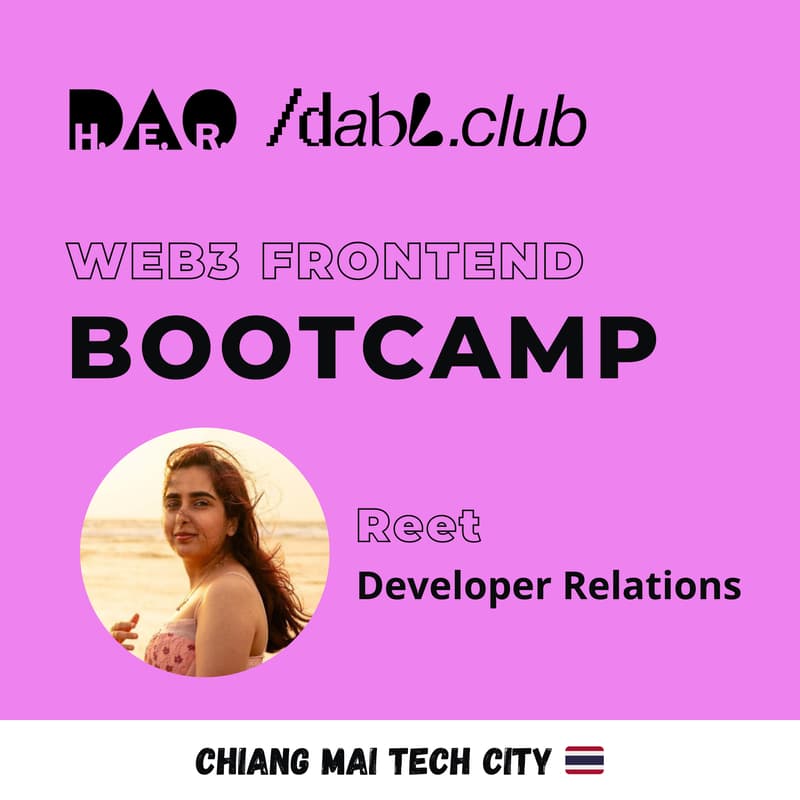 Cover Image for Web3 Frontend Bootcamp @Dabl Club
