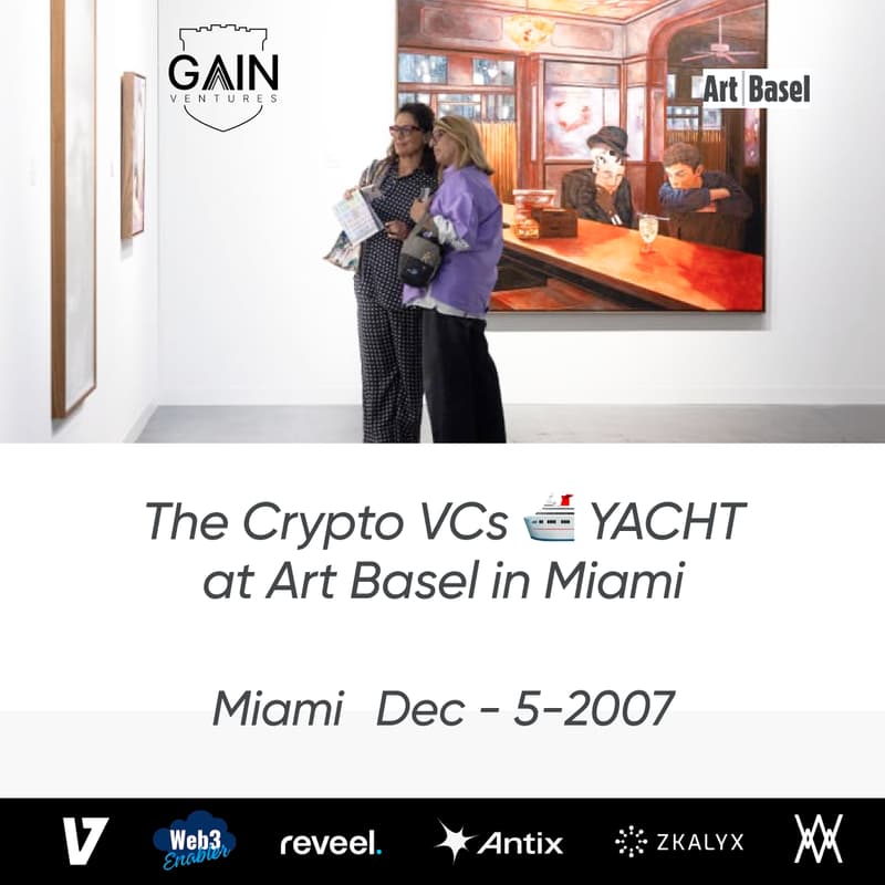 Cover Image for The Crypto VCs 🛳️ YACHT at Art Basel in Miami