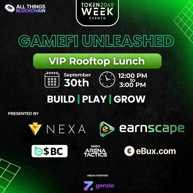 Cover Image for GAMEFI UNLEASHED ✨🎮 VIP ROOFTOP LUNCH
