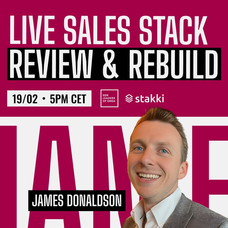 Cover Image for Live SDR Tech Stack Reviews: Fix What’s Broken (In Real Time)