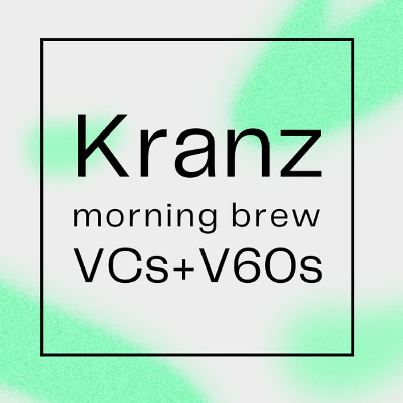 Cover Image for Kranz Morning Brew : VCs + V60s