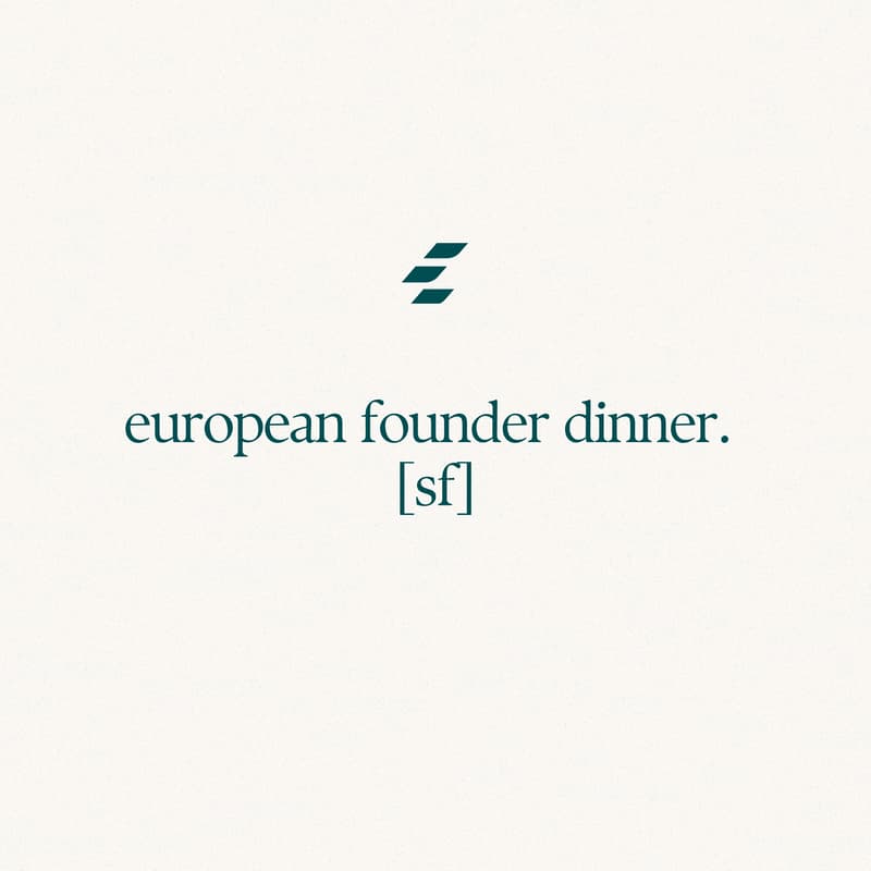 Cover Image for [SF] European AI Founders Dinner