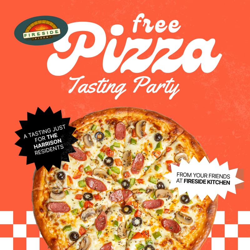 Cover Image for The Harrison Happy Hour at Fireside 🍕