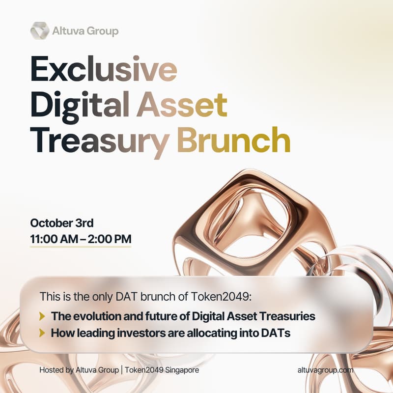 Cover Image for Exclusive Digital Asset Treasury Brunch - Altuva Group