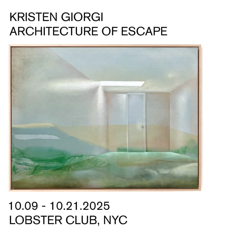 Cover Image for lobster club presents: 'architecture of escape' — a solo exhibition by kristen giorgi