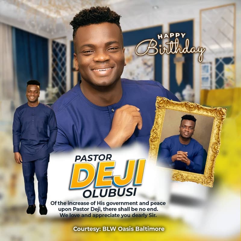 Cover Image for Pastor Deji's Birthday Celebration.