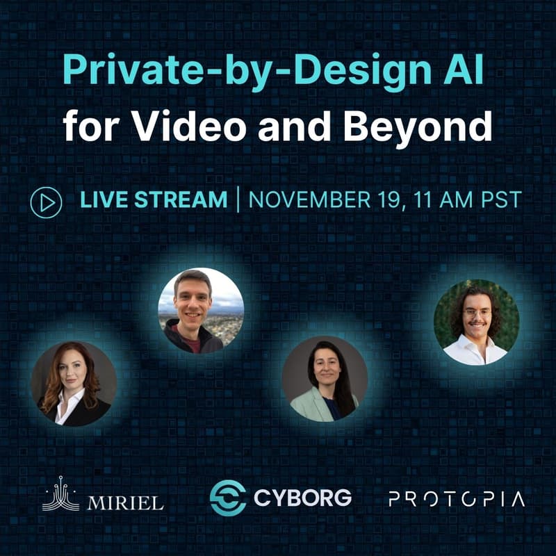 Cover Image for Private-by-Design AI for Video and Beyond