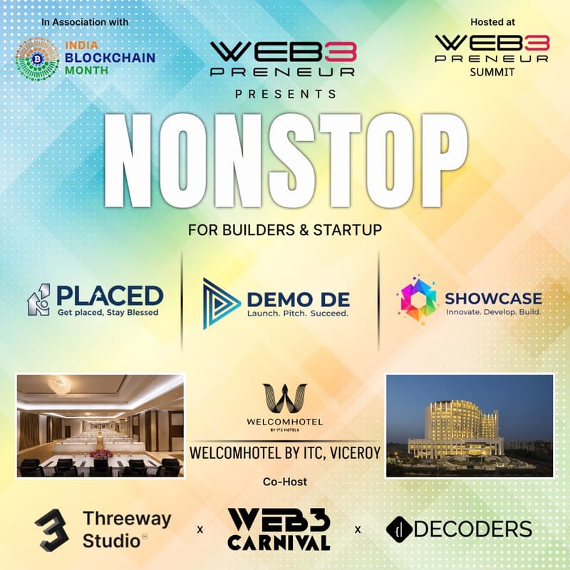 Cover Image for NONSTOP - India Blockchain Month 2025 Edition 🚀