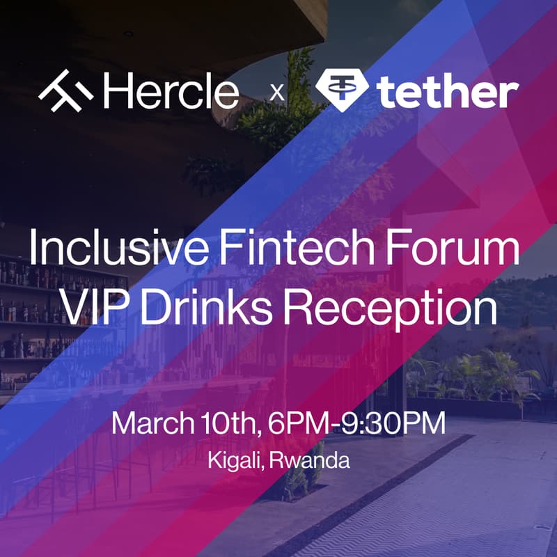Cover Image for IFF VIP Drinks Reception with Hercle & Tether
