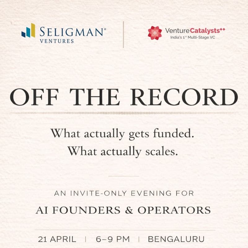 Cover Image for OFF THE RECORD : What actually gets funded, What actually scales in AI