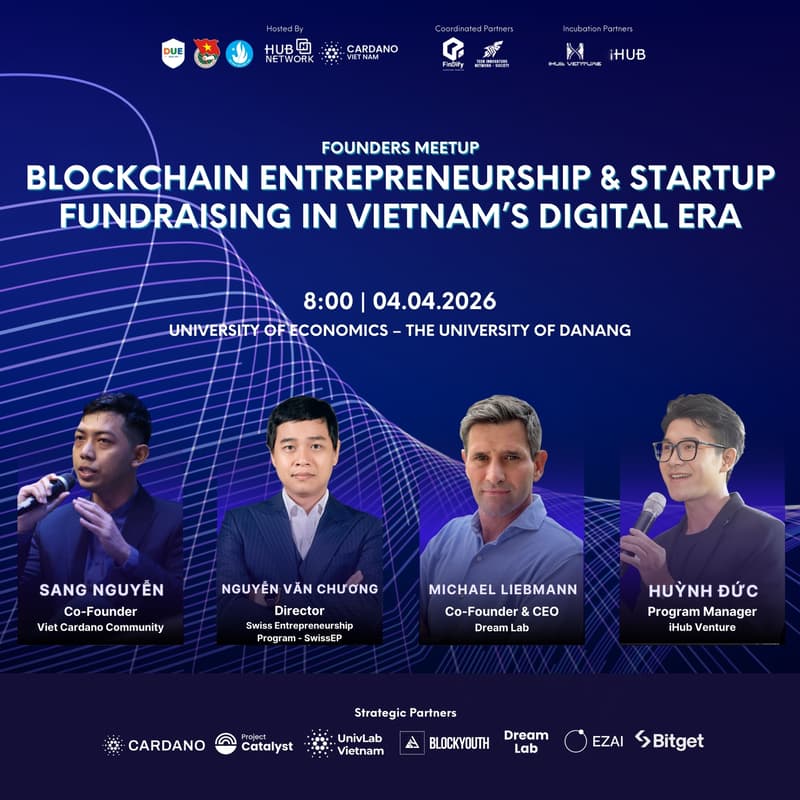 Cover Image for Founders Meetup 2026 - Cardano Vietnam x Hub Network