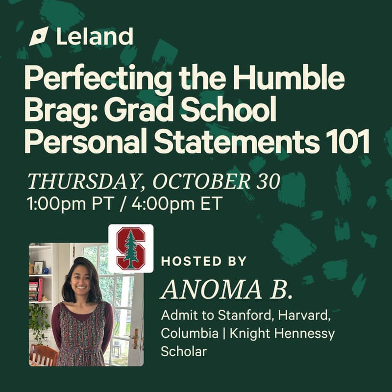 Cover Image for Perfecting the Humble Brag: Grad School Personal Statements 101