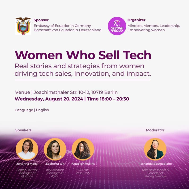 Cover Image for Women Who Sell Tech: Stories, Strategy & Strength