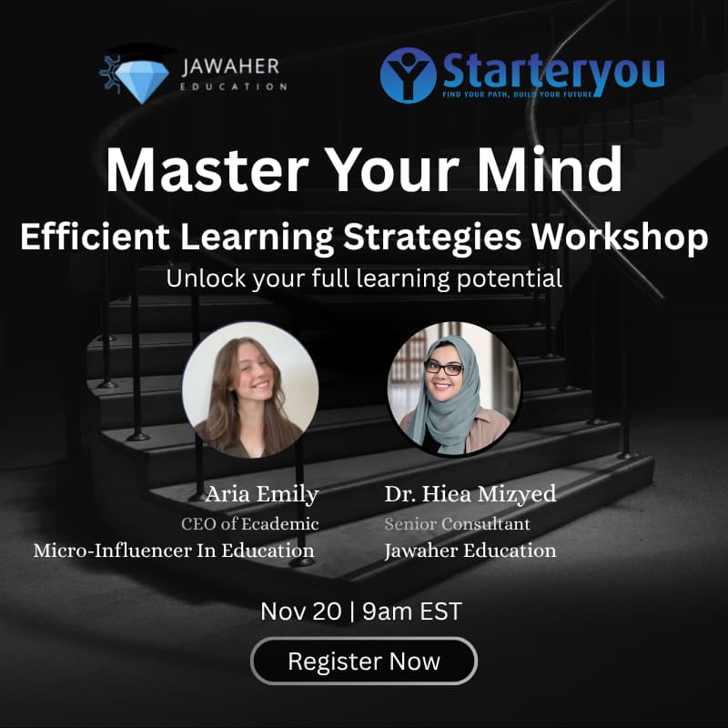 Cover Image for Starteryou: Master Your Mind with Jawaher Education